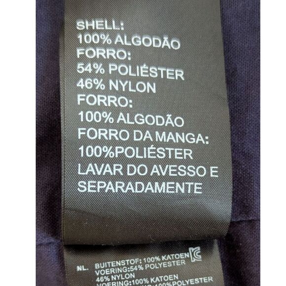 G-Star Raw Denim Fleet Garber Trench Black Canvas Field Coat Jacket Men's XL - Picture 12 of 13